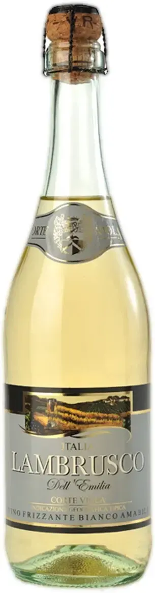 Игристое вино Contri Spumanti Corte Viola Lambrusco dell'Emilia Bianco Amabile IGT, 0.75 л