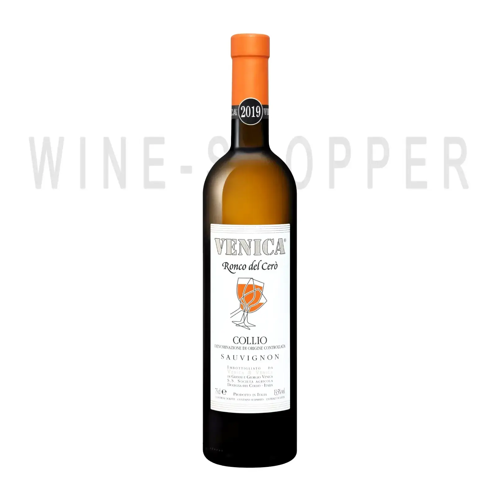 Вино Venica & Venica, Sauvignon Collio DOC Ronco del Cero 2019 0.75 л