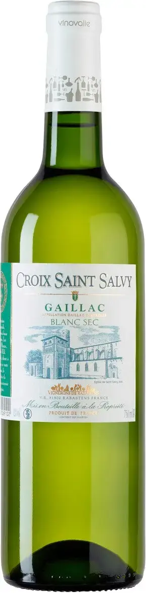 Вино Croix Saint Salvy Blanc Sec Gaillac АОC, 2018, 0.75 л