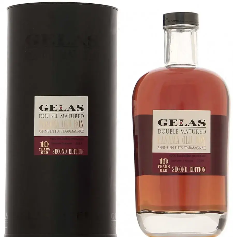 Ром Gelas, Panama Old Ron 10 Years Old, in tube 0.7 л