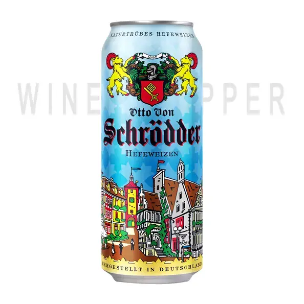 Пиво Otto Von Schrodder Hefeweizen, in can 0.5 л