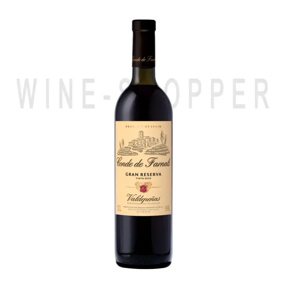 Вино Conde de Farnals Gran Reserva, Valdepenas DO 2011 0.75 л