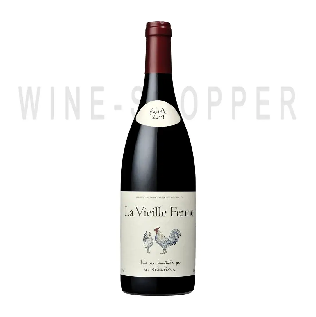 Вино Perrin et Fils, La Vieille Ferme Rouge, Cotes du Ventoux AOC 2019 0.75 л