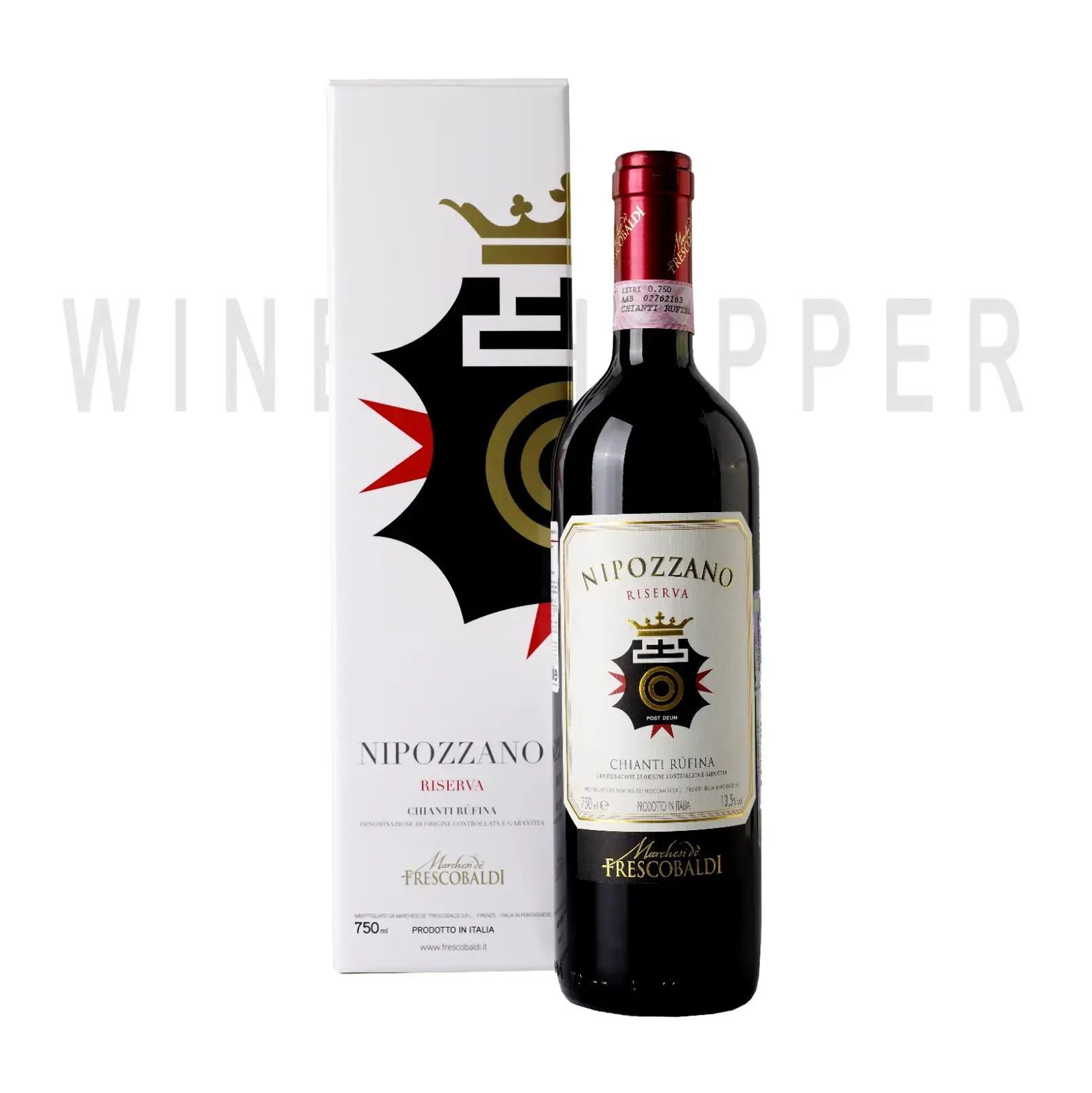 Вино Nipozzano Chianti Rufina Riserva DOCG, 2017, gift box 2017 0.75 л