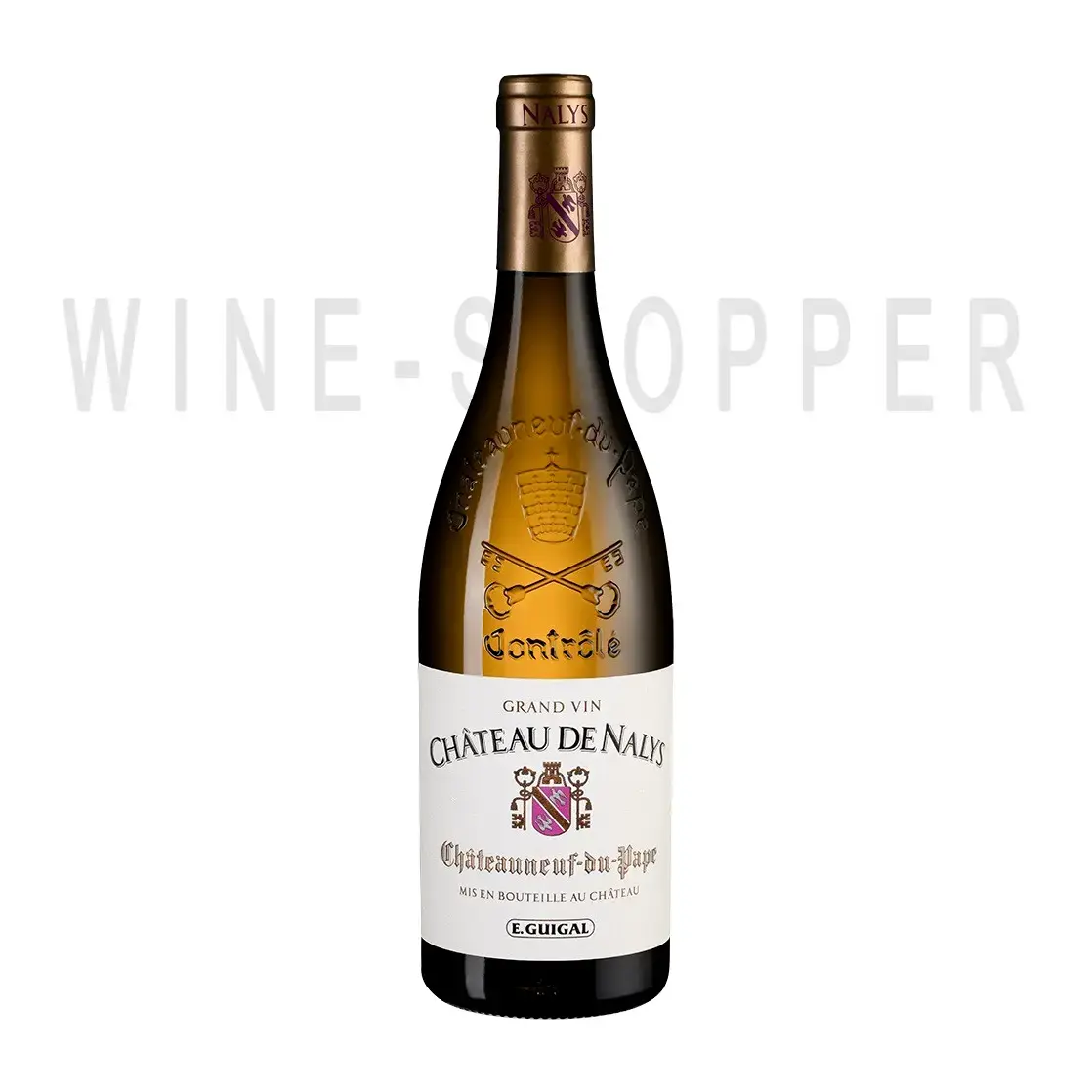 Вино Chateau de Nalys Blanc, Chateauneuf-du-Pape AOC 2018 0.75 л