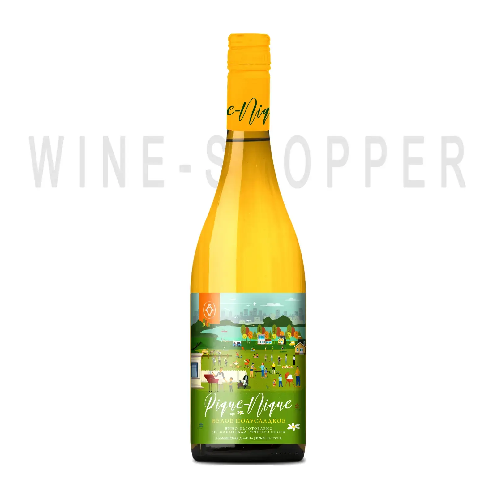 Вино Alma Valley, Pique-Nique White Semi-Sweet 2019 0.75 л