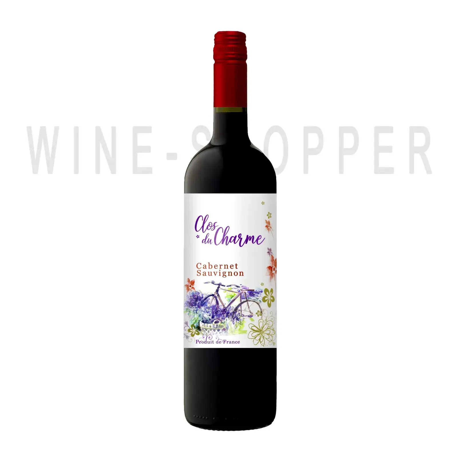 Вино Les Celliers Jean d'Alibert, Cloce du Charme Cabernet Sauvignon, Pays d'Oc IGP 2019 0.75 л