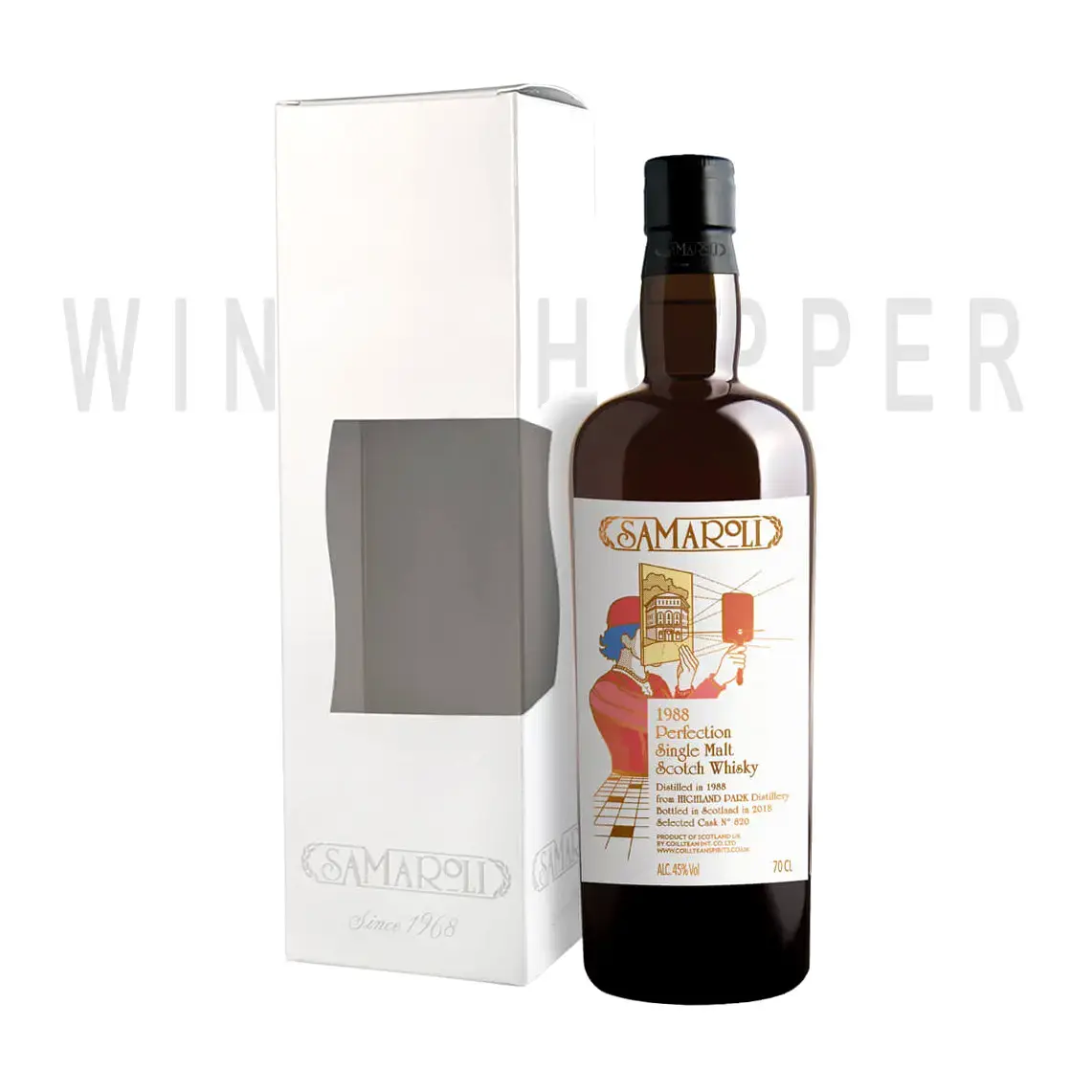 Виски Samaroli, Perfection, 1988, gift box 1988 0.7 л