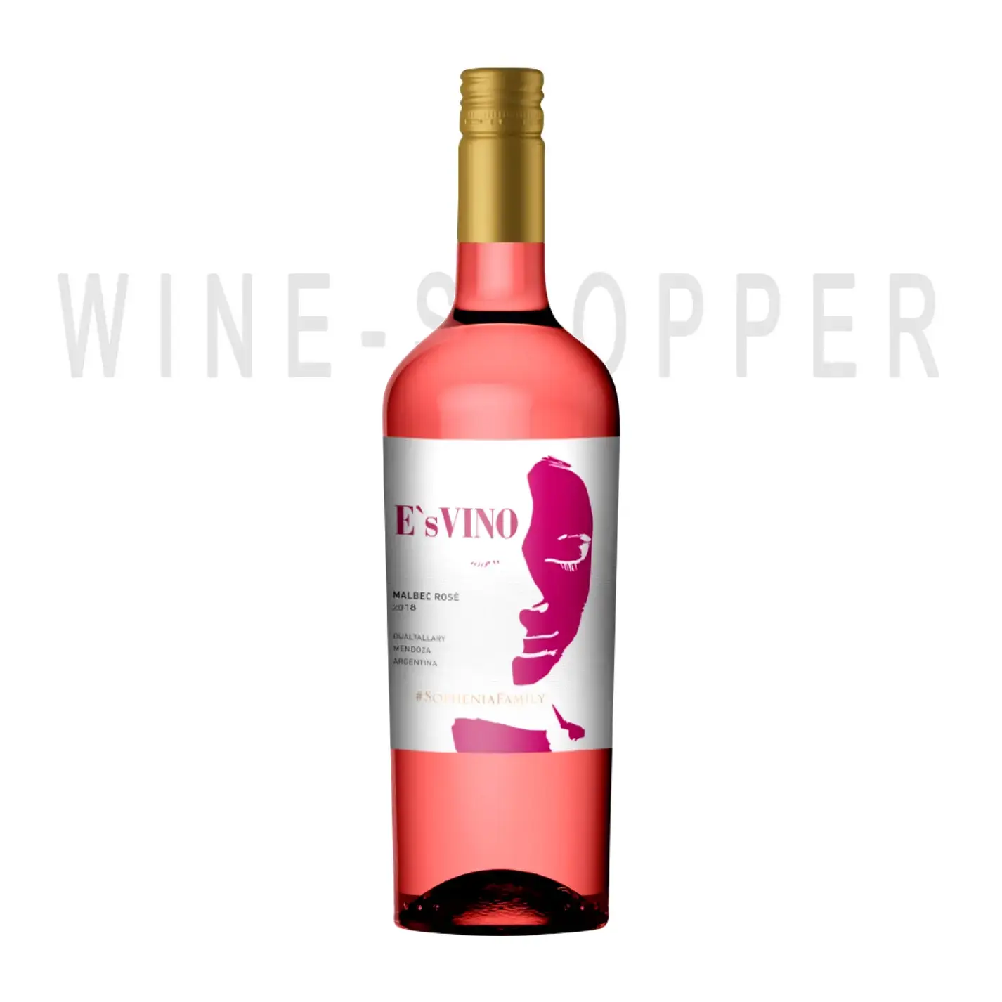 Вино E's Vino Malbec Rose 2018 0.75 л