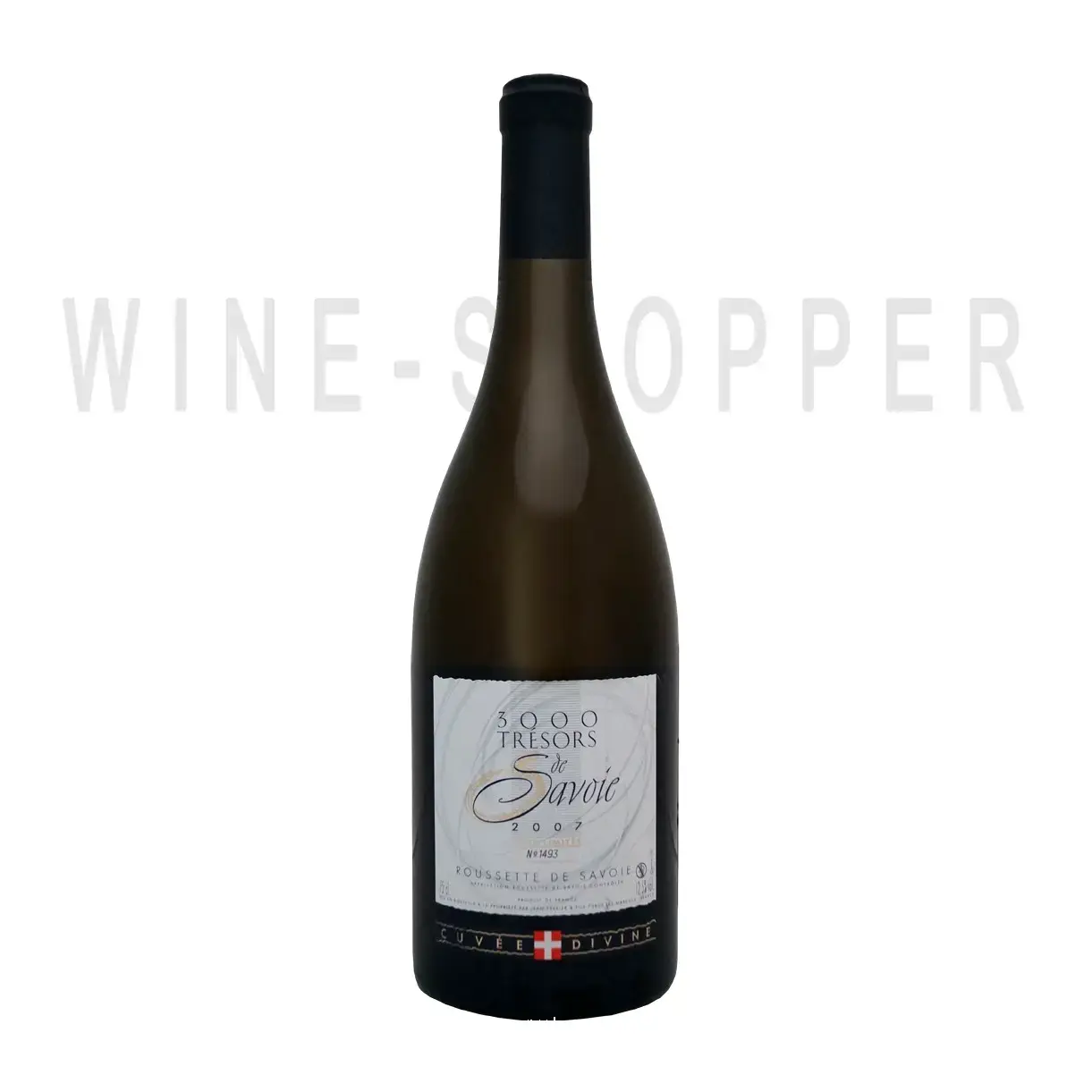 Вино Jean Perrier et Fils, 3000 Tresors de Savoie Cuvee Divine, Roussette de Savoie AOC 2007 0.75 л