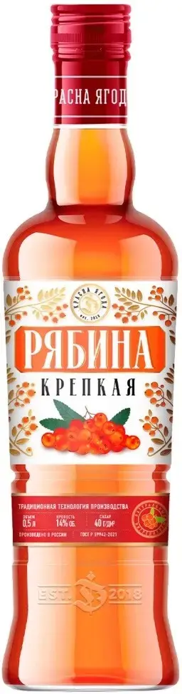 Вино Красна Ягода Рябина Крепкая, 0.5 л