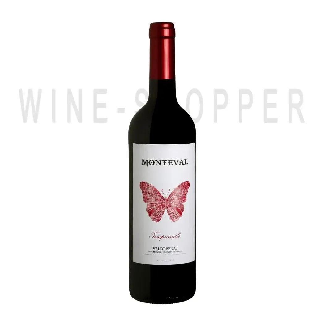 Вино Monteval Tempranillo, Valdepenas DOP 0.75 л
