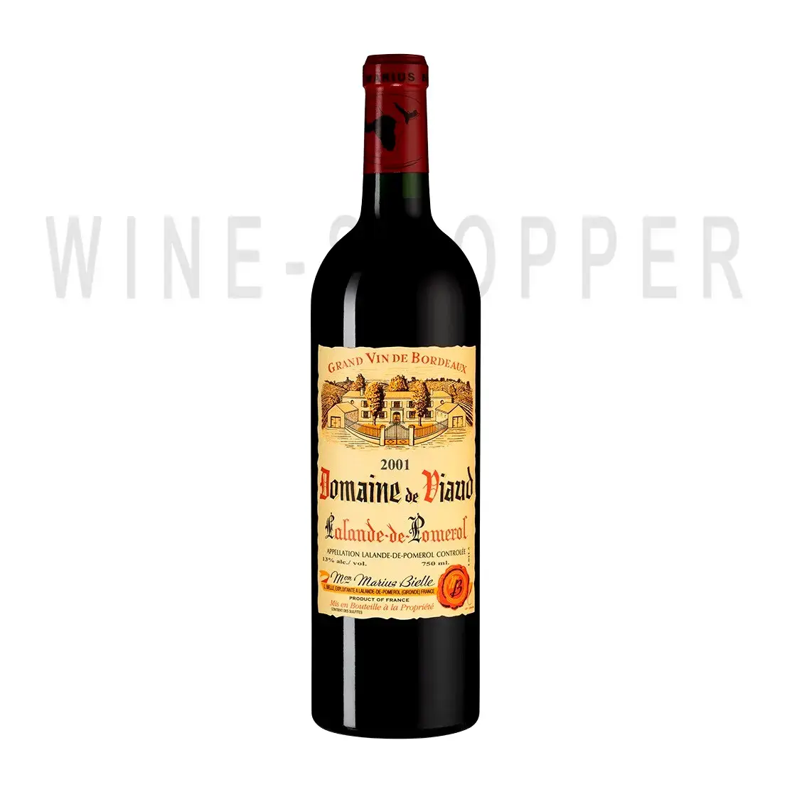 Вино Domaine de Viaud, Lalande de Pomerol AOC 2001 0.75 л