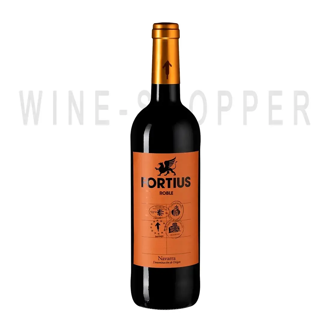 Вино Fortius Roble, Navarra DO 2019 0.75 л