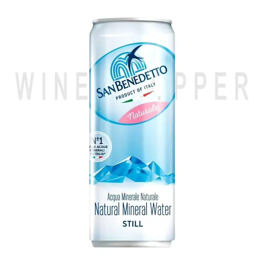 Минеральная вода San Benedetto Still, in can 0.33 л