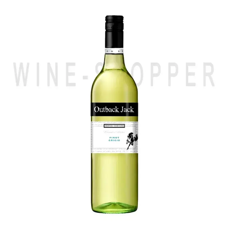 Вино Berton Vineyards, Outback Jack Pinot Grigio 2021 0.75 л