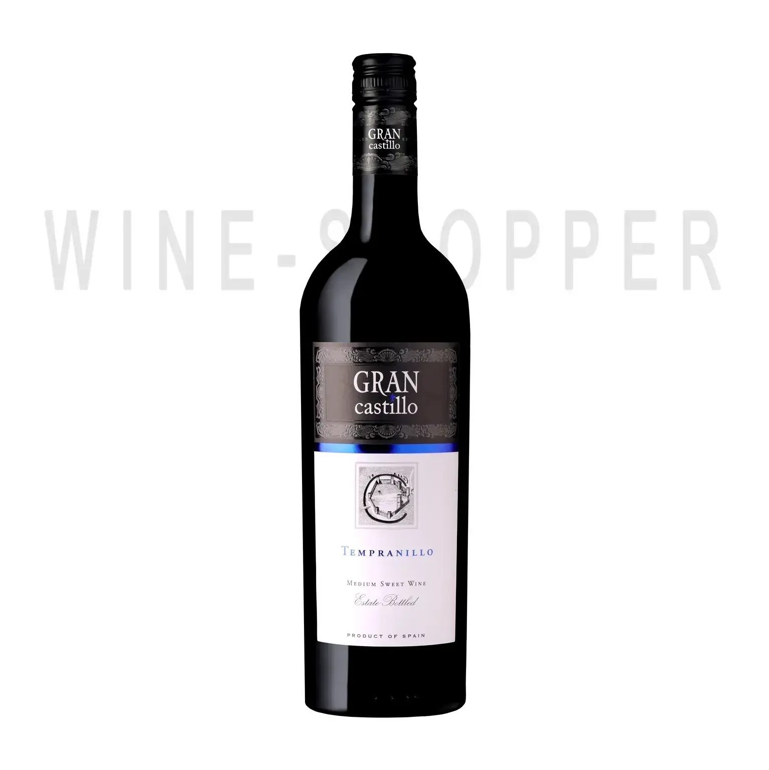 Вино Gran Castillo, Tempranillo Semi-Sweet, Valencia DOP 0.75 л