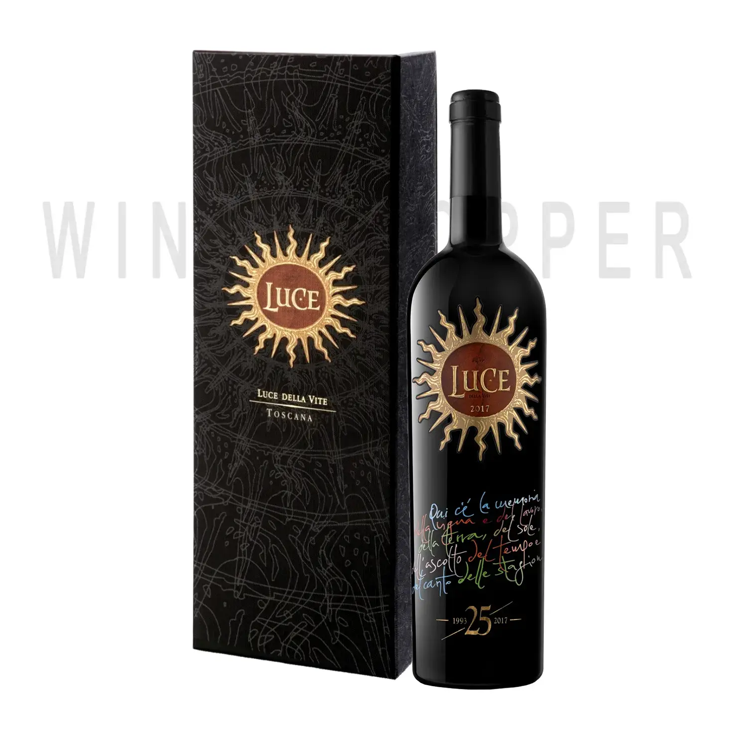 Вино Luce 2017 gift box 0.75 л