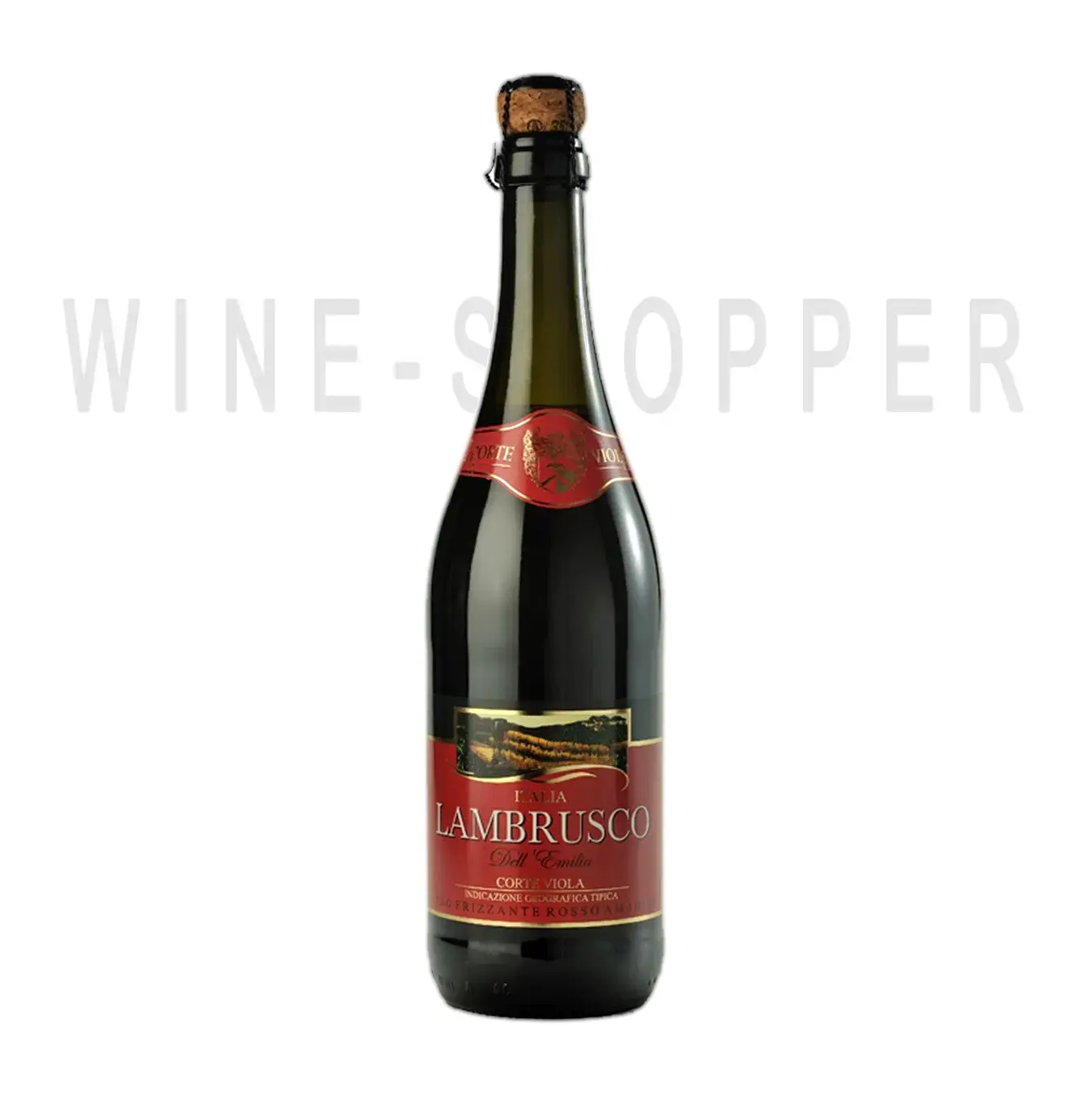 Игристое вино Contri Spumanti, Corte Viola Rosso Amabile, Lambrusco dell'Emilia IGT 0.75 л
