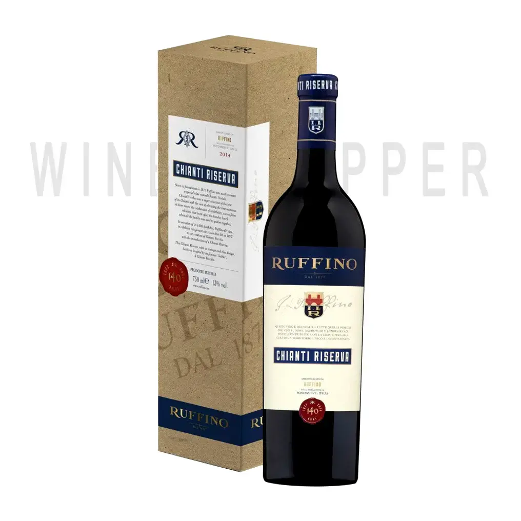 Вино Ruffino, Chianti Riserva DOCG, 2014, gift box 2014 0.75 л
