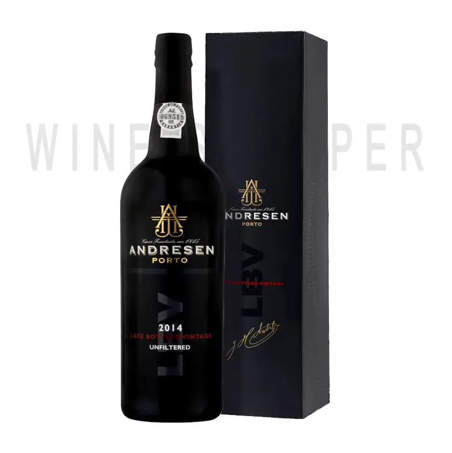 Портвейн Andresen, Late Bottled Vintage, 2014, gift box 2014 0.75 л