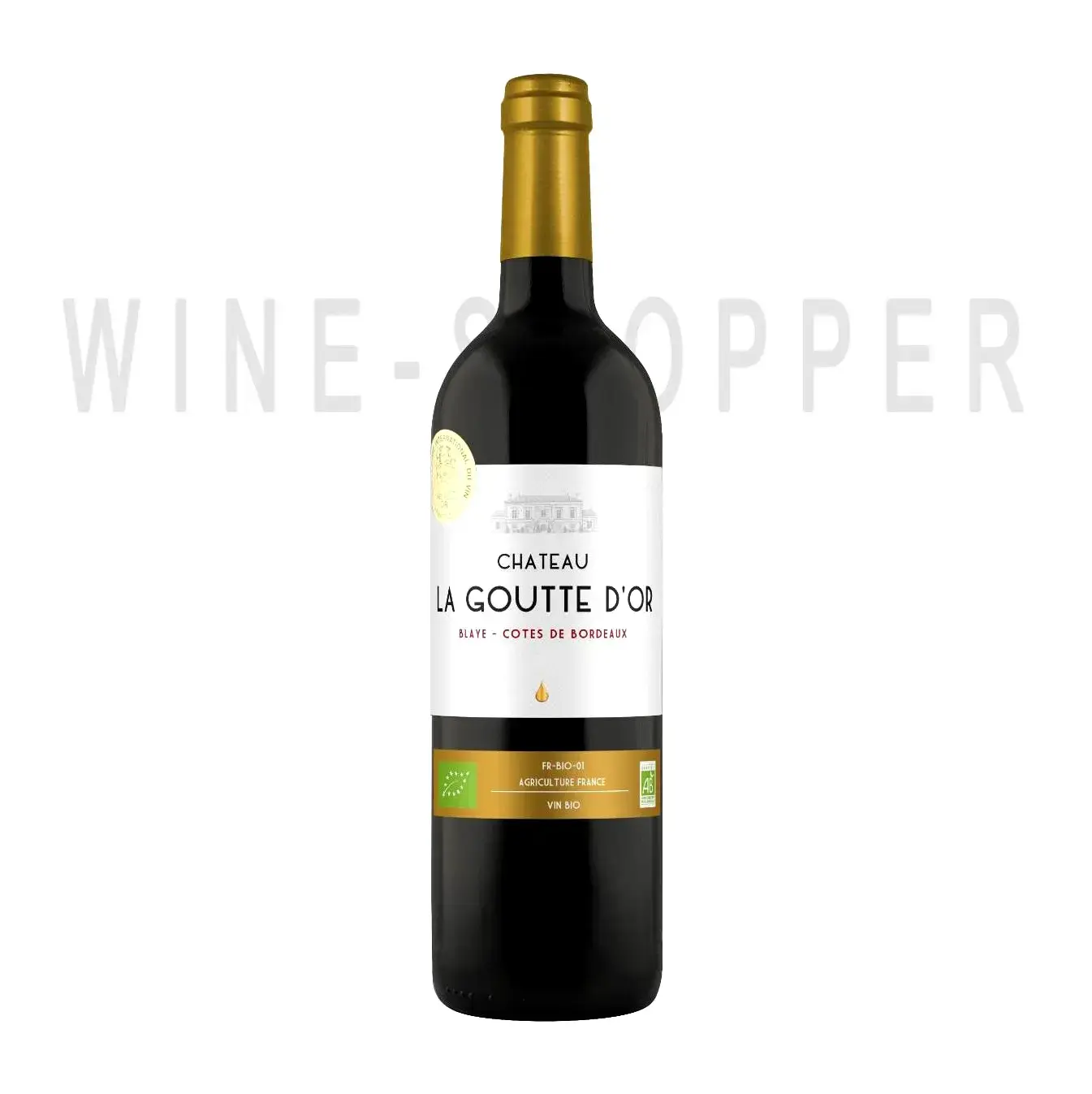 Вино Chateau La Goutte d'Or, Blaye-Cotes de Bordeaux AOC 2020 0.75 л