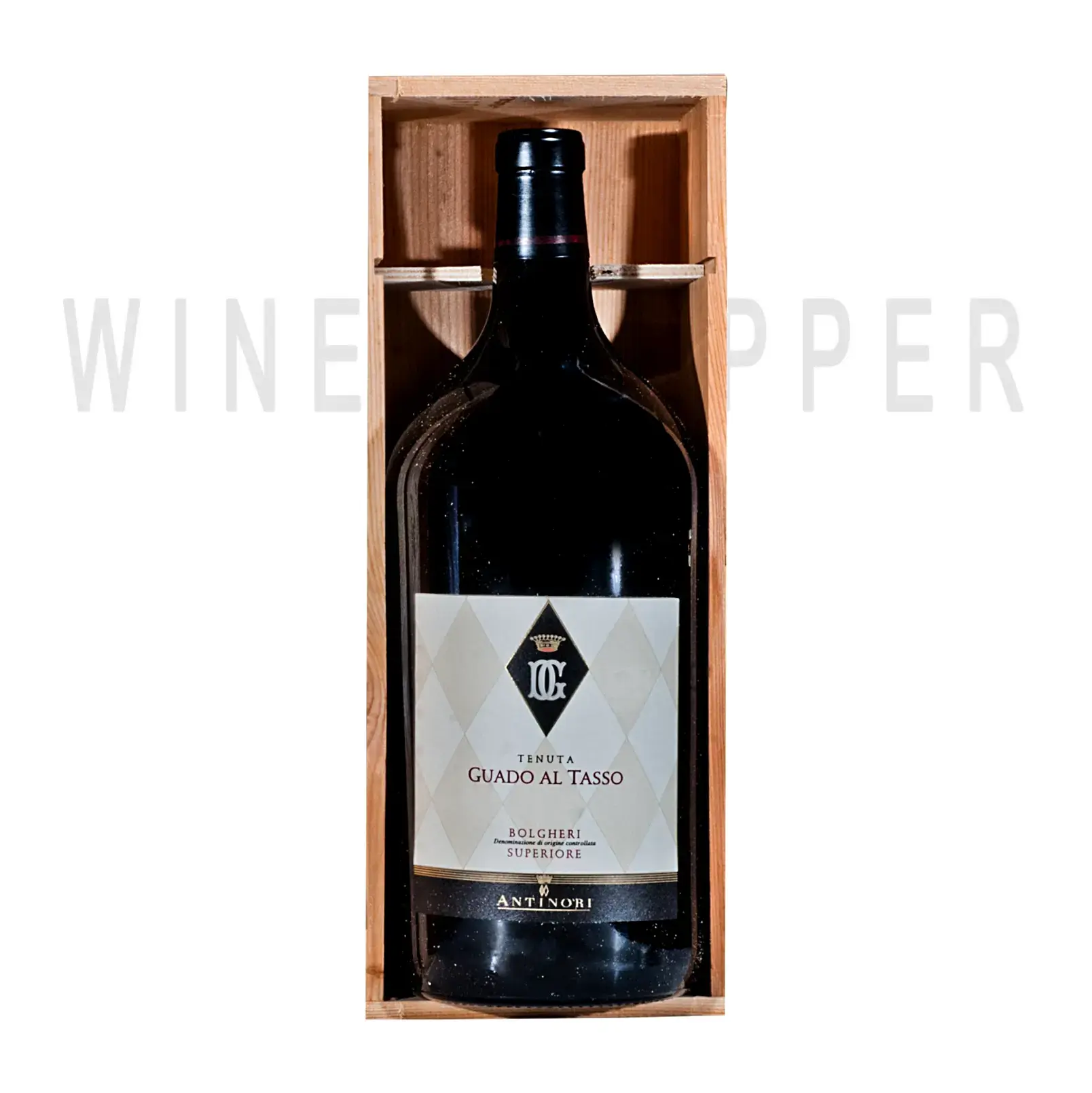 Вино Guado al Tasso Bolgheri Superiore DOC 2018 wooden box 3 л