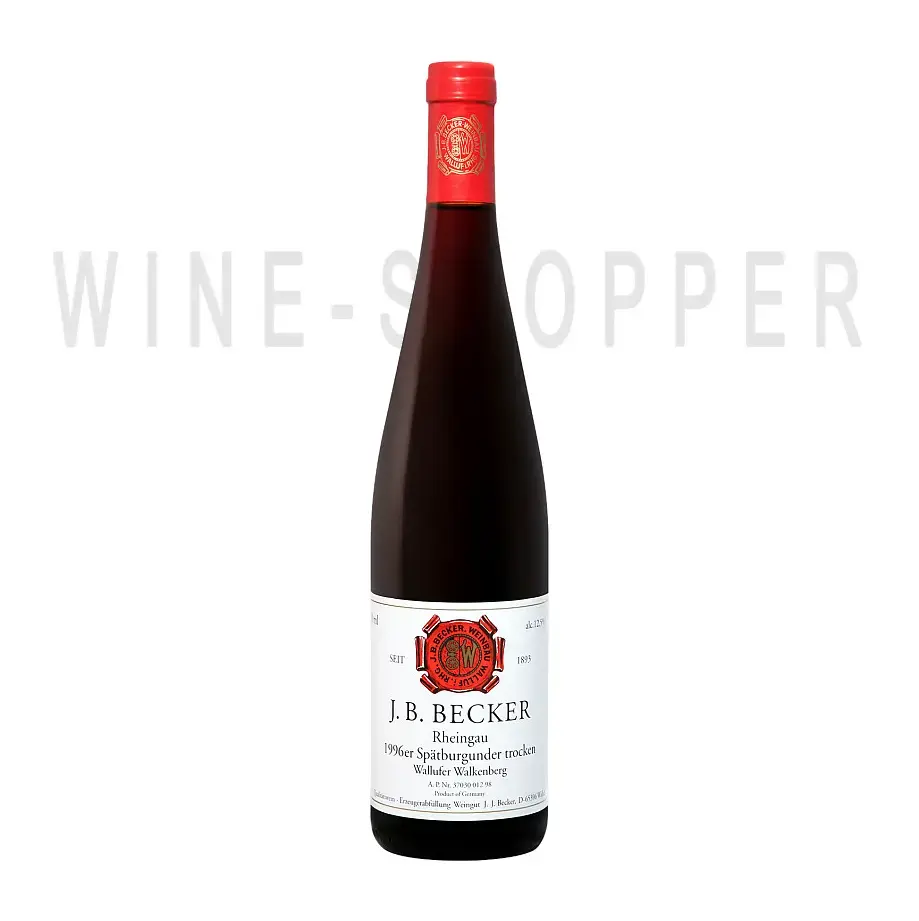 Вино J. B. Becker, Spatburgunder Wallufer Walkenberg 1996 0.75 л