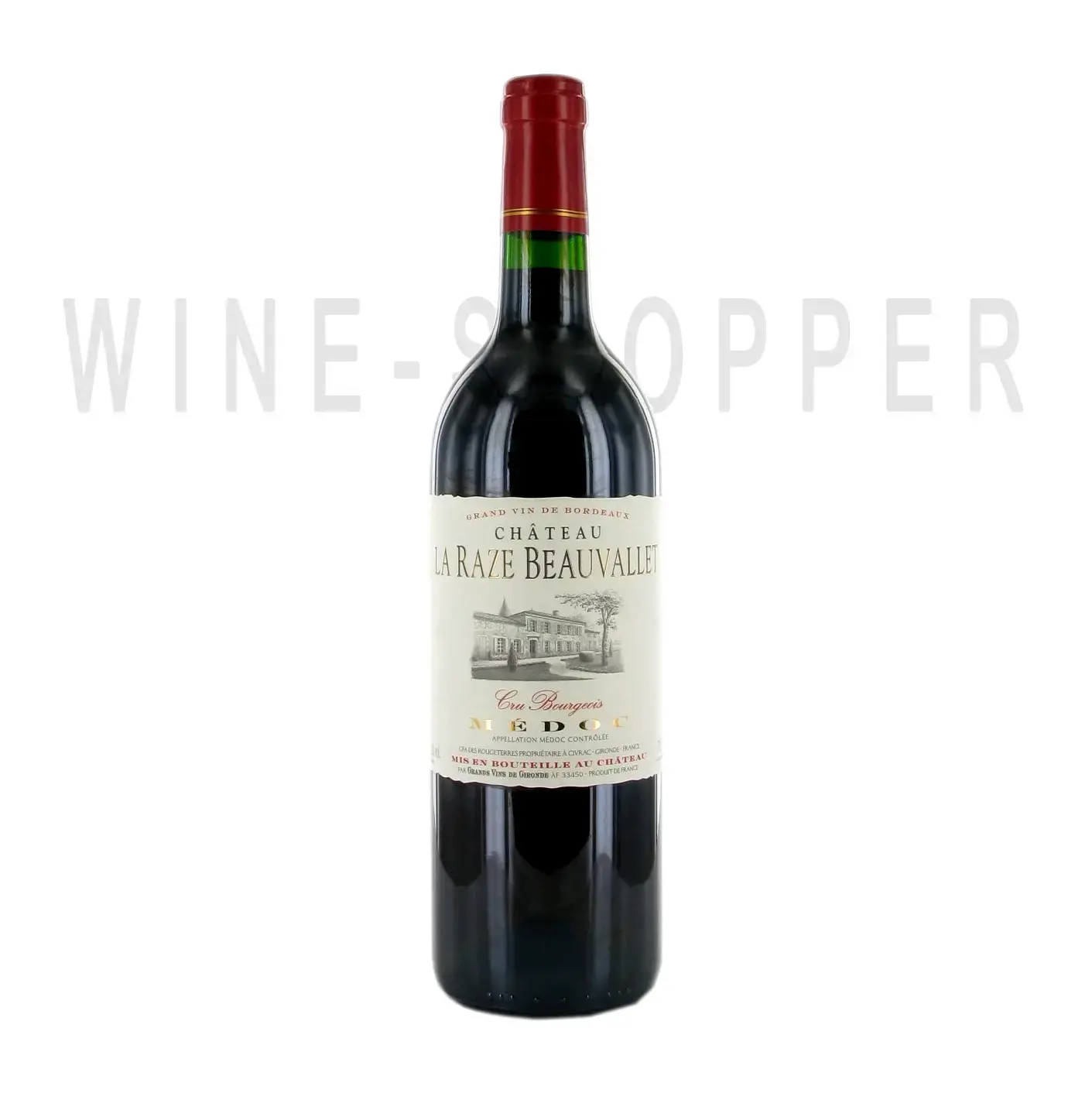 Вино Chateau La Raze Beauvallet, Cru Bourgeois Medoc AOC 2018 0.75 л