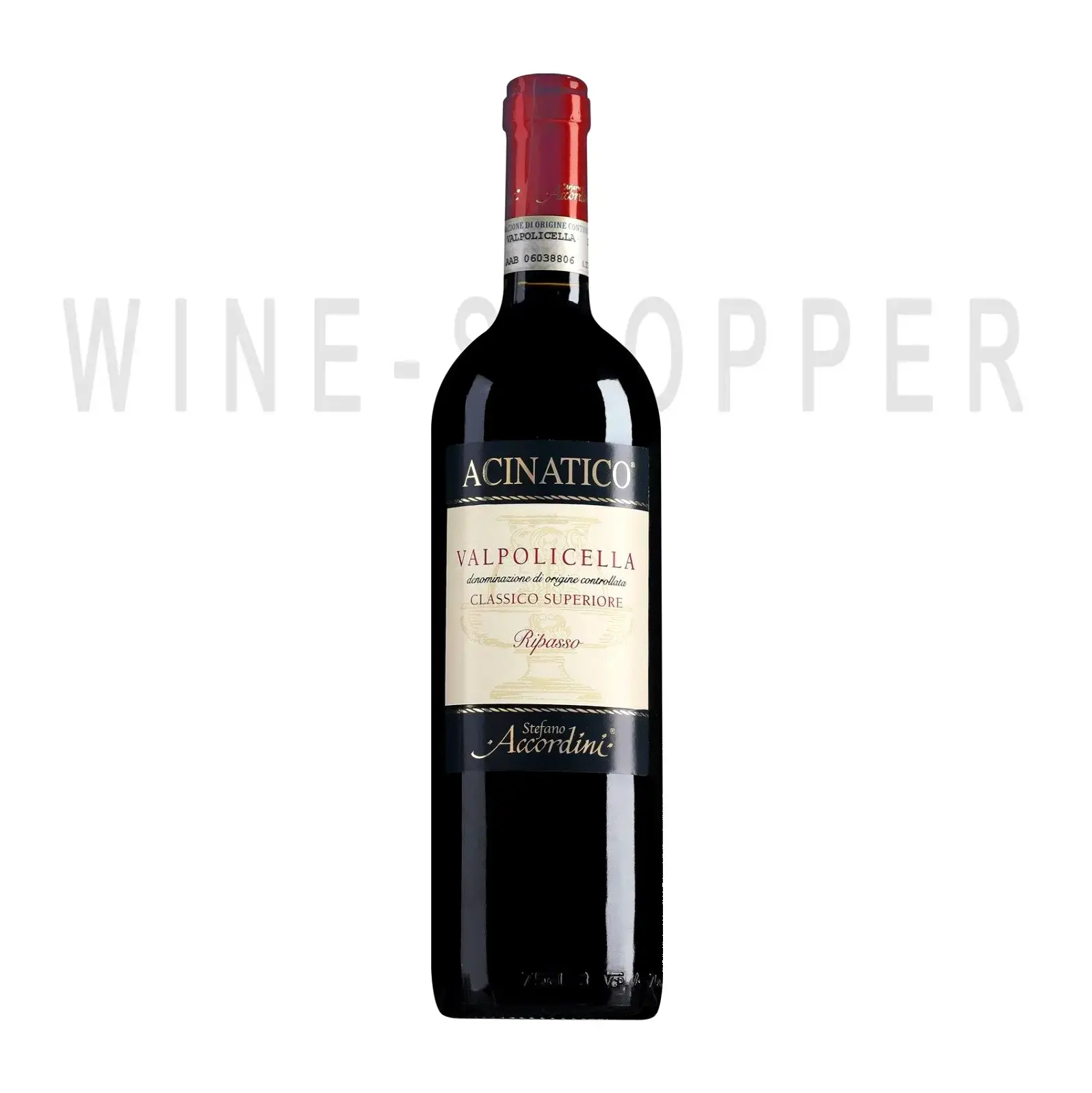 Вино Stefano Accordini, Acinatico Valpolicella Classico Superiore Ripasso DOC 2018 0.75 л