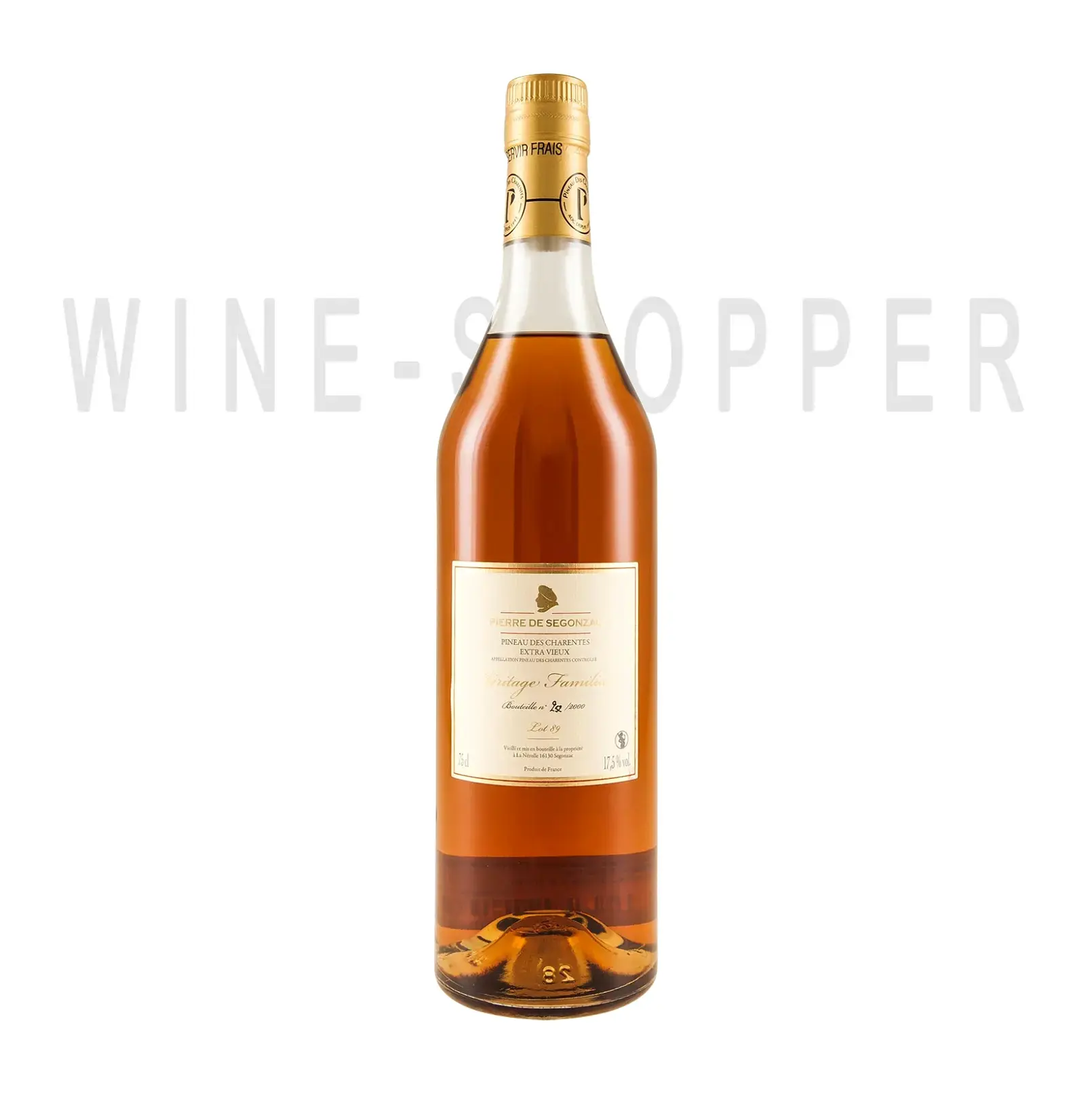Вино Pierre de Segonzac Heritage Familial Pineau des Charentes Extra Vieux 1989 0,75 л