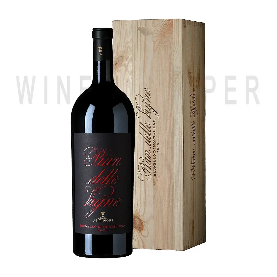 Вино Pian delle Vigne Brunello di Montalcino DOCG 2015 wooden box 1.5 л