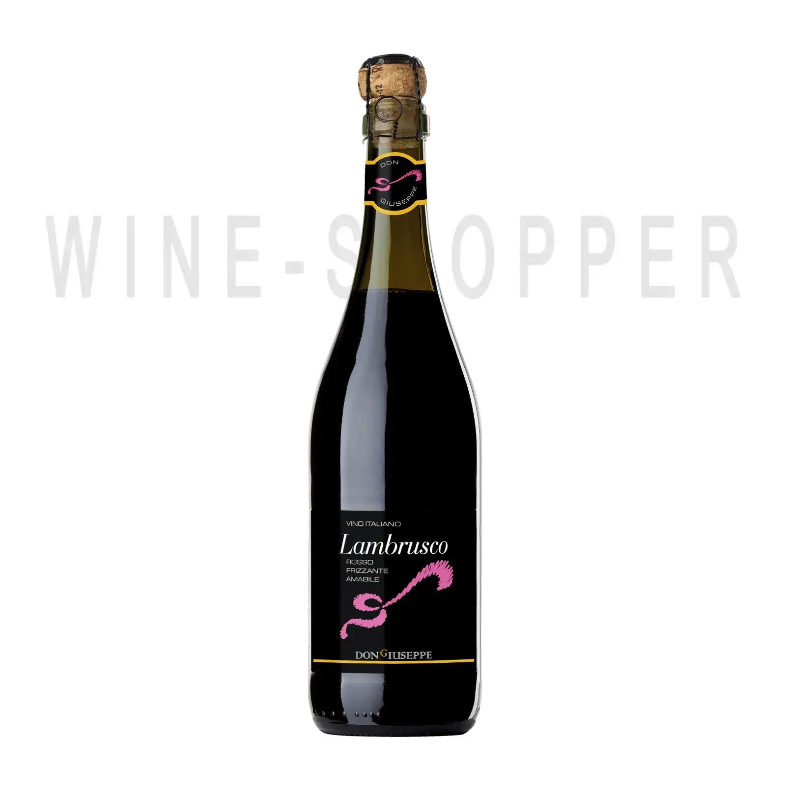 Игристое вино Don Giuseppe Lambrusco dell'Emilia IGT Rosso Amabile 0.75 л