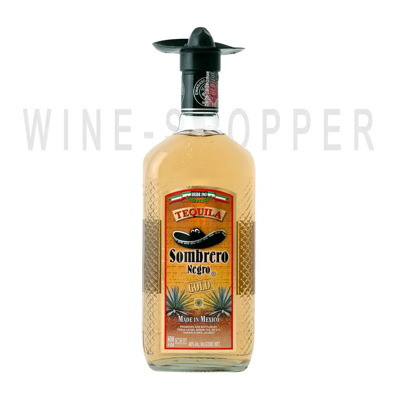 Текила Sombrero Negro Gold 0.7 л