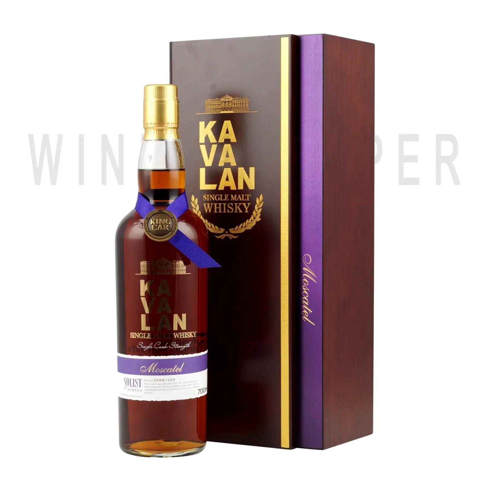 Виски Kavalan Solist Moscatel Sherry Cask (55,6%) gift box 0.7 л