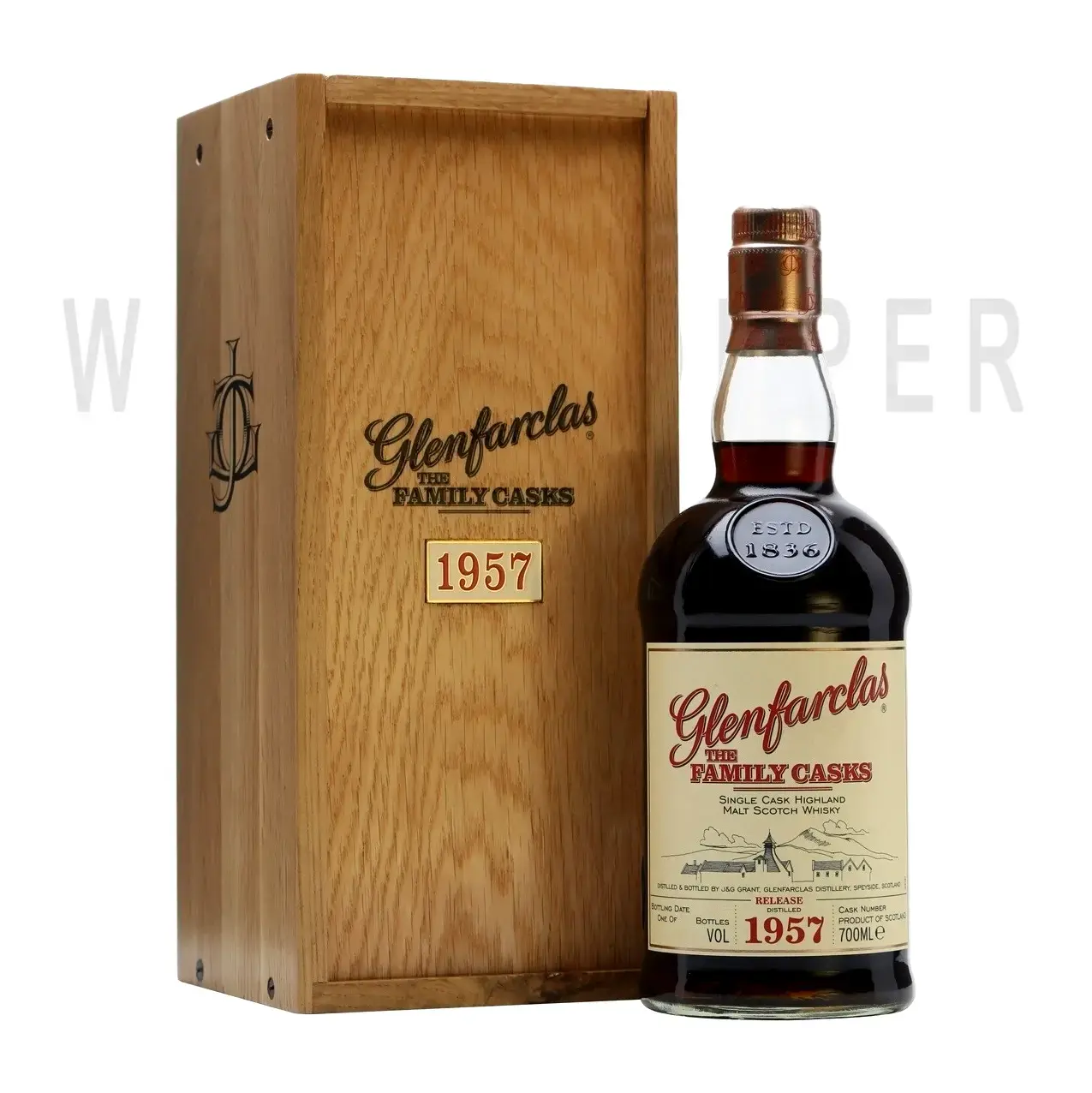 Виски Glenfarclas 1957 Family Casks in wooden box 0.7 л