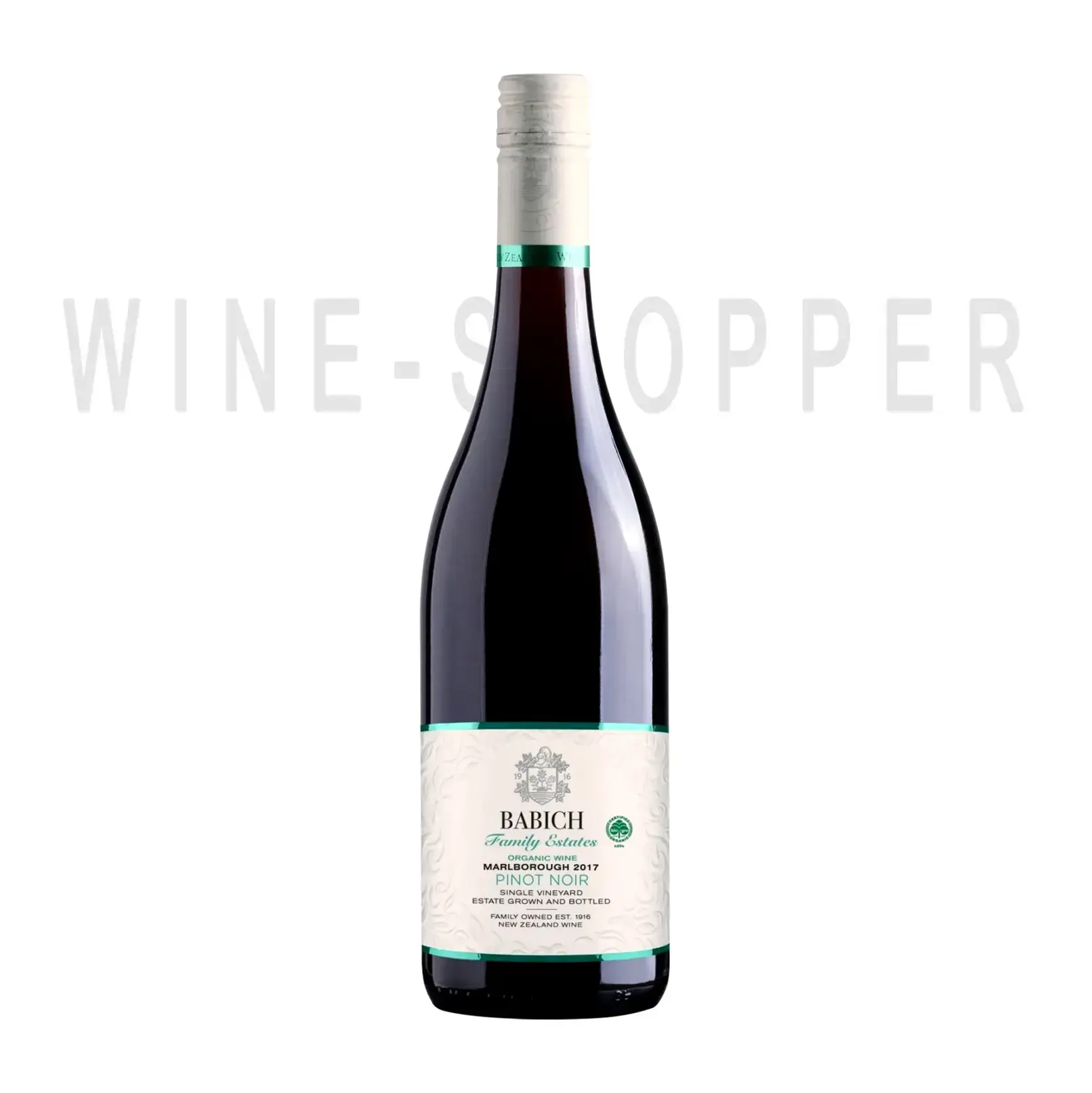 Вино Babich Wines Family Estates Headwaters Organic Pinot Noir 2017 0.75 л