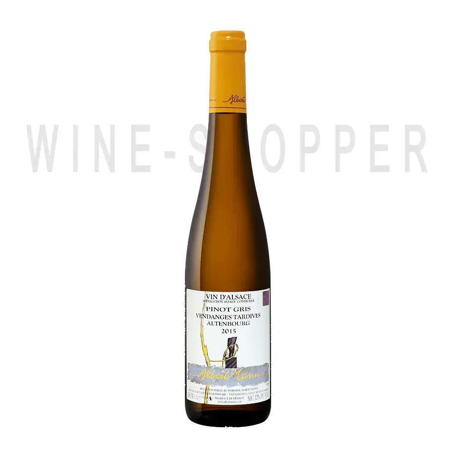 Вино Albert Mann, Pinot Gris Vendanges Tardives Altenbourg, Alsace AOC 2015 0.5 л
