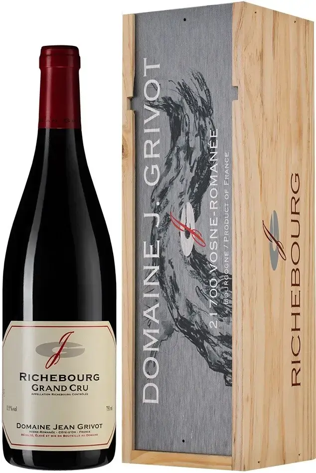 Вино Domaine Jean Grivot Richebourg Grand Cru AOC, 2015, wooden box, 0.75 л
