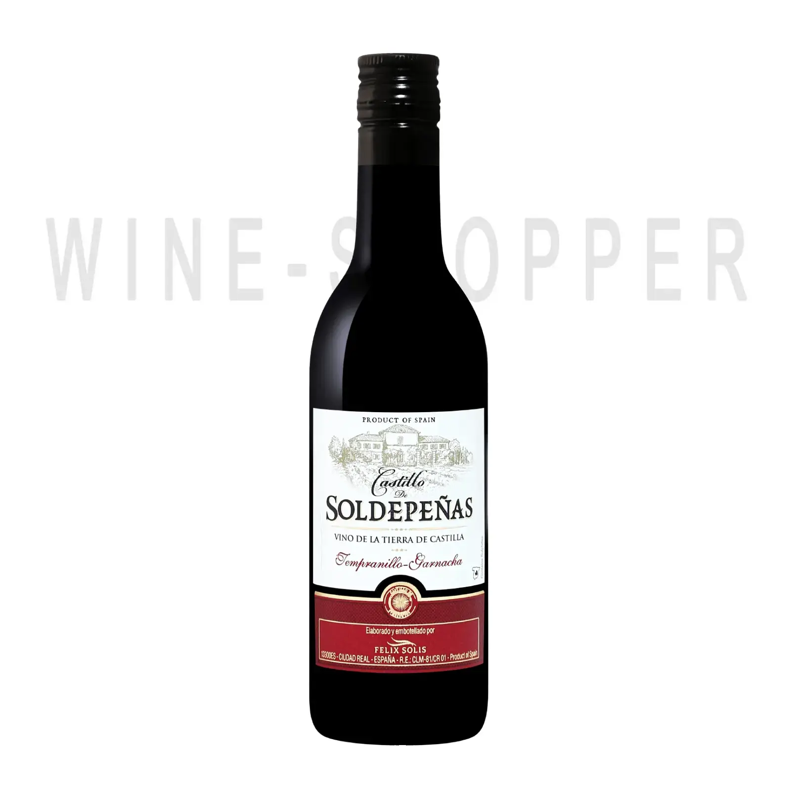 Вино Felix Solis Castillo de Soldepenas Tempranillo Garnacha Valdepenas DO 0.187 л
