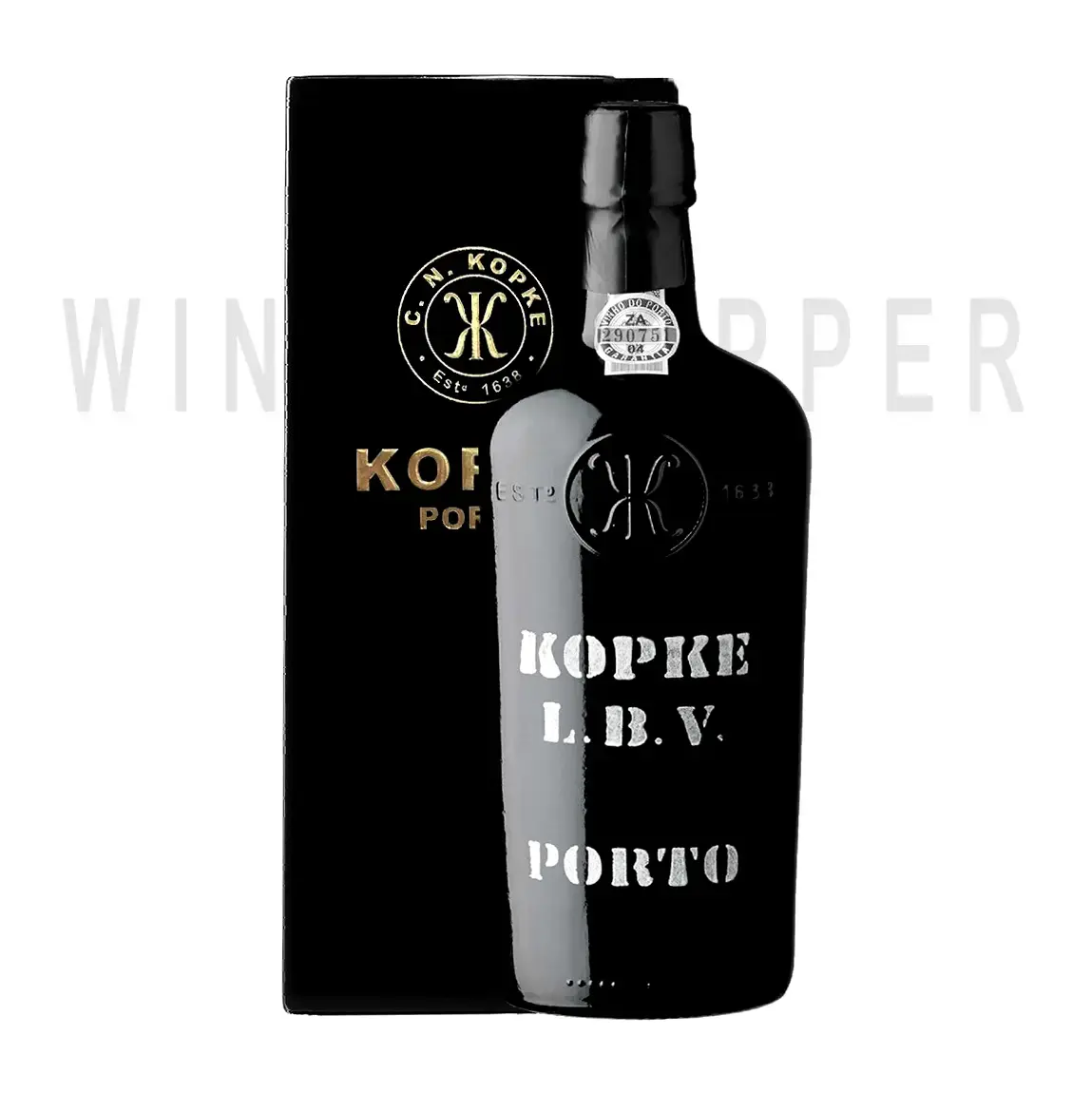 Портвейн Kopke, Late Bottled Vintage Porto, 2015, gift box 2015 0.75 л