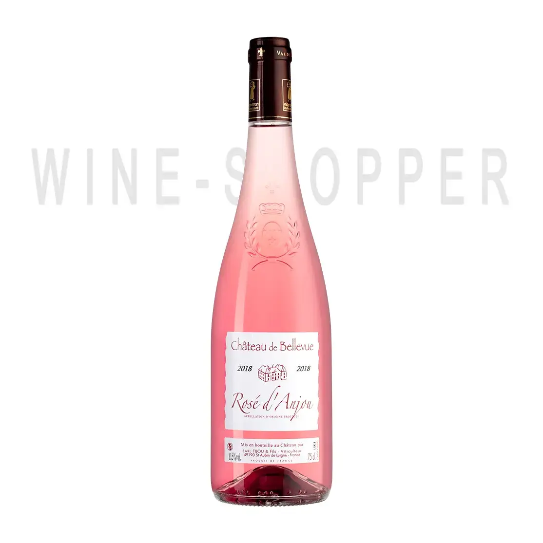 Вино Chateau de Bellevue, Rose d'Anjou AOC 2018 0.75 л