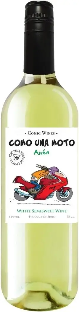 Вино Como Una Moto Airen Semisweet, 2020, 0.75 л