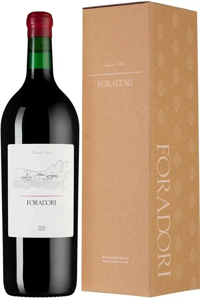 Вино Foradori Teroldego Vigneti delle Dolomiti IGT, gift box, 2019, 1.5 л