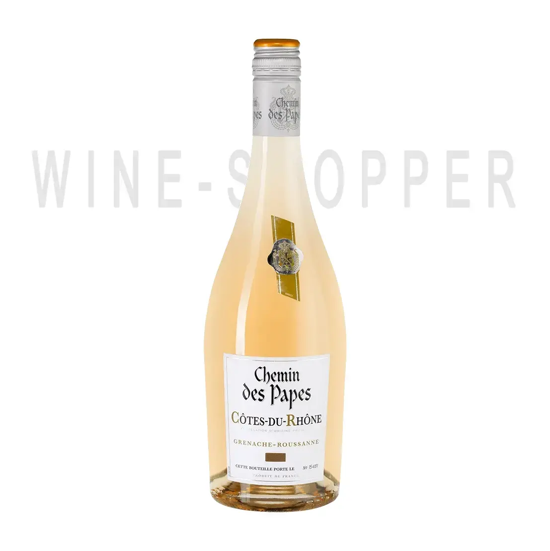 Вино Chemin des Papes Blanc, Cotes du Rhone AOC 2020 0.75 л