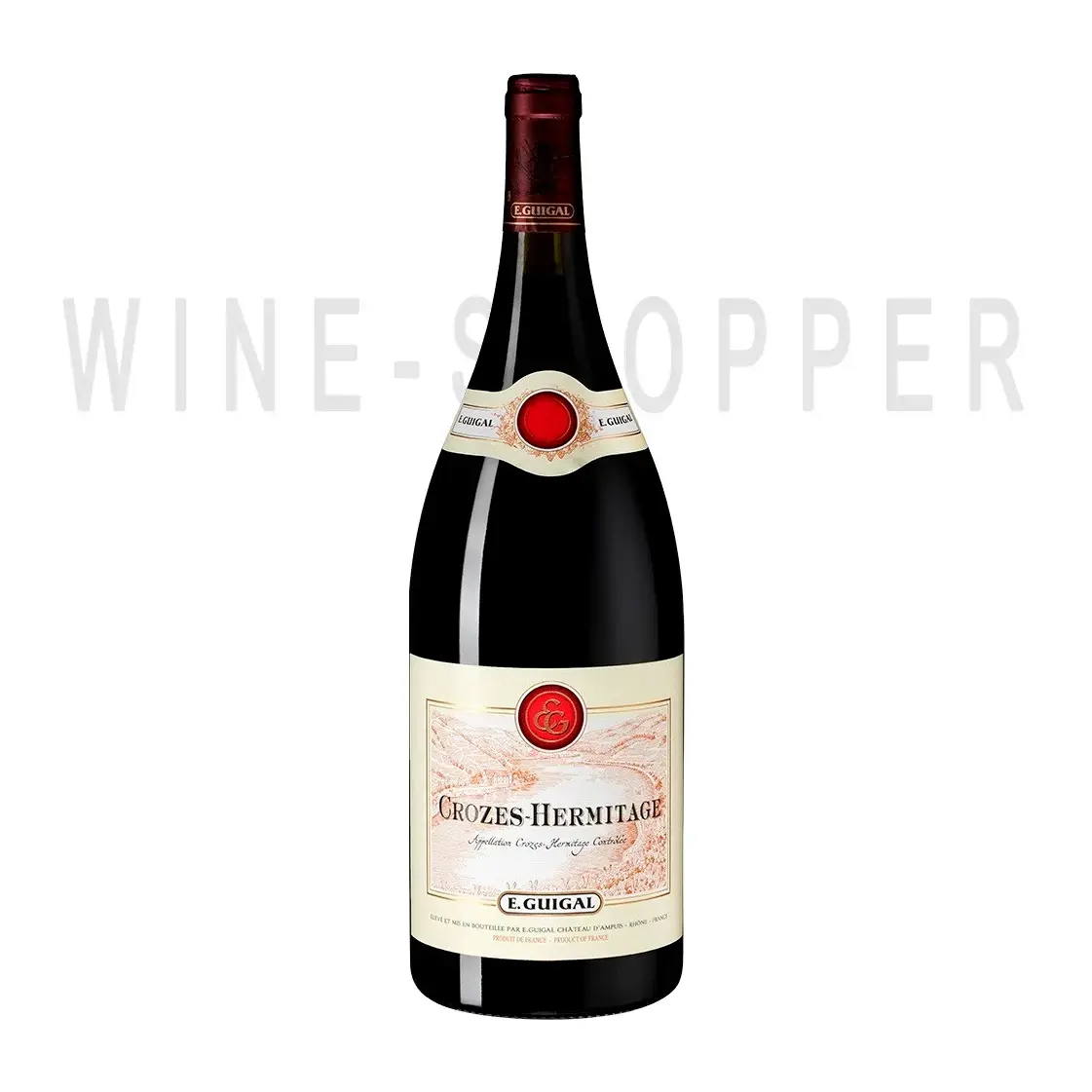 Вино E. Guigal, Crozes-Hermitage Rouge 2018 1.5 л