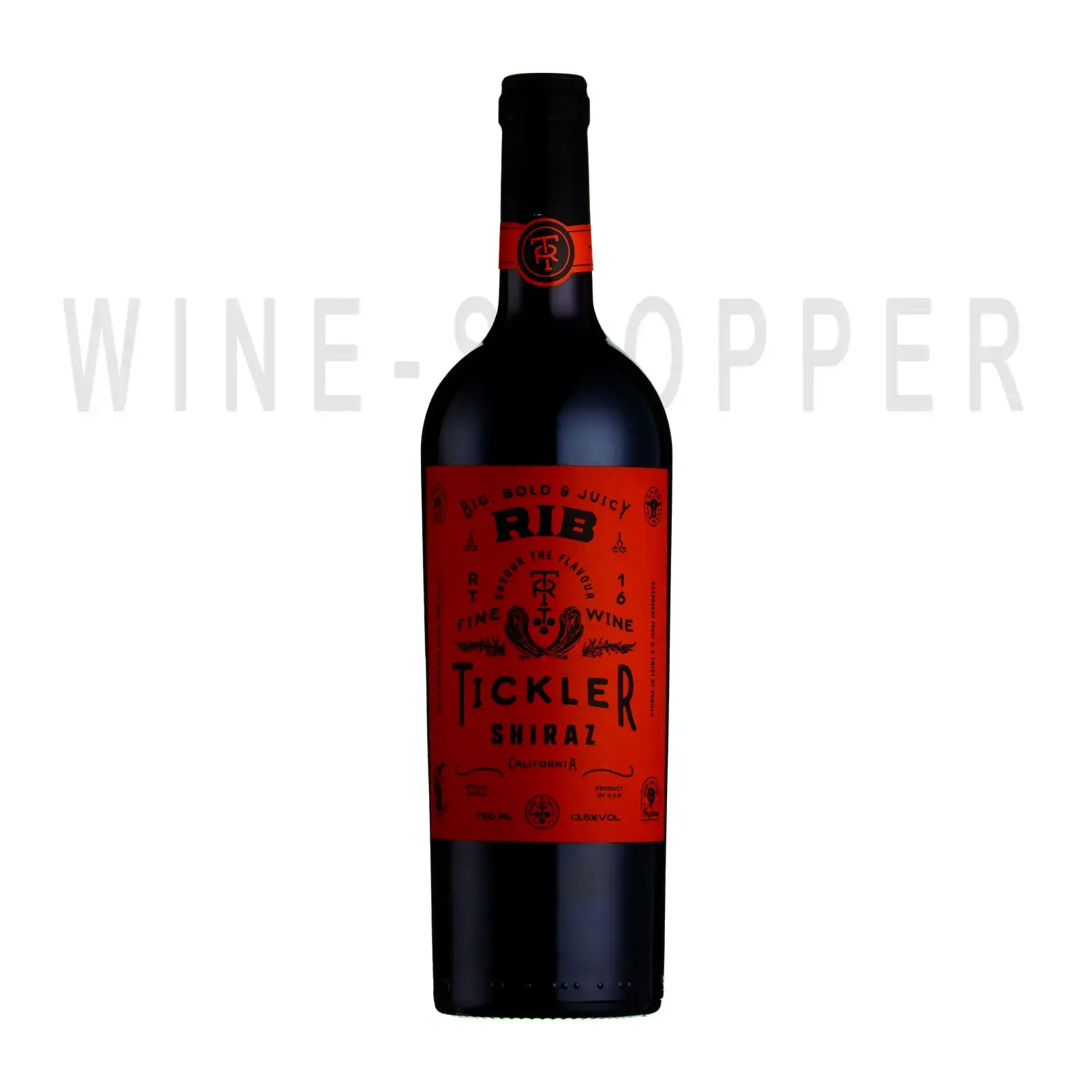 Вино Rib Tickler Shiraz 2018 0.75 л
