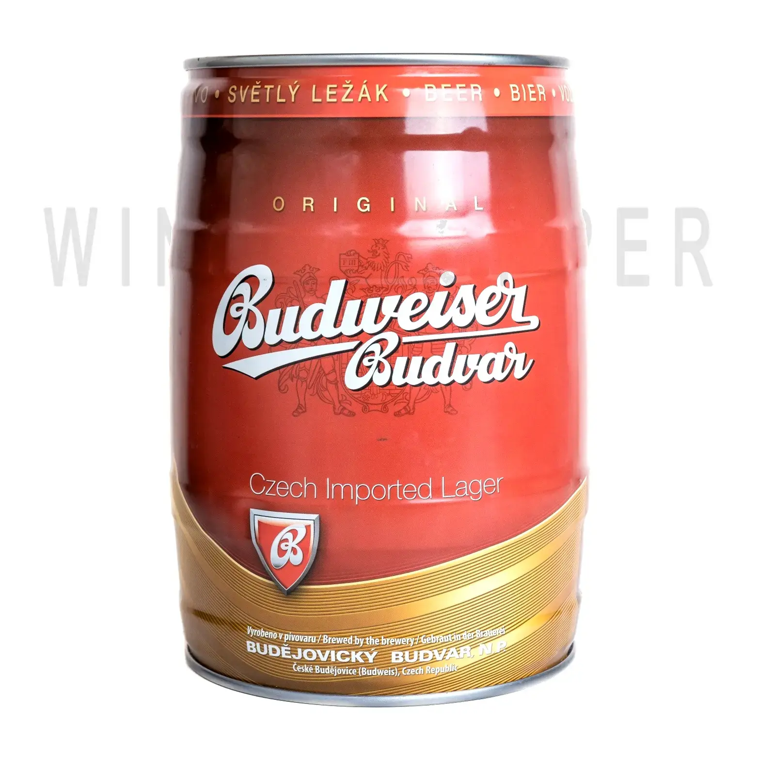 Пиво Budweiser Budvar Svetly Lezak mini keg 5 л