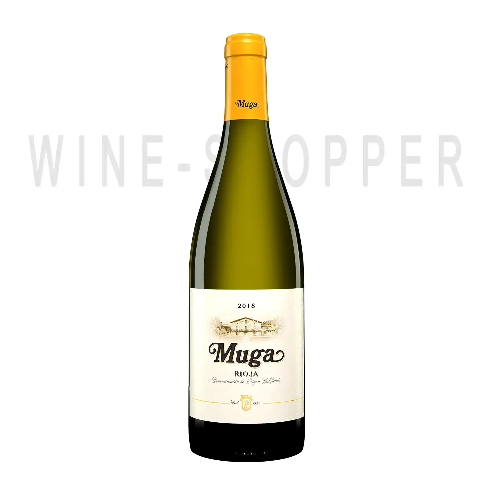 Вино Muga, Blanco, Fermentado en Barrica, Rioja DOC 2018 0.75 л