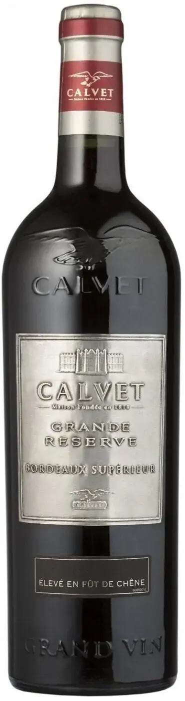Вино Calvet Grande Reserve Bordeaux Superieur АОP, 2018, 0.75 л